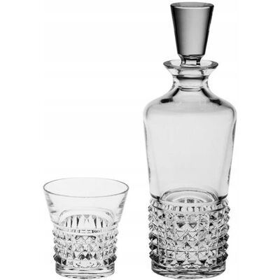 Zestaw Whisky Karafka Szklanki Bohemia Trinity 1+6 Zestaw Whisky Karafka Szklanki Bohemia Trinity 1+6