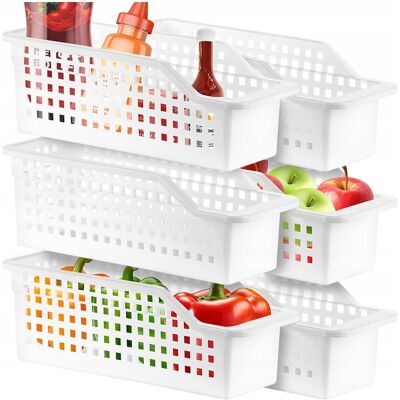Inny producent 6x Organizer Do Lodówki Pojemnik Kuchenny Na Warzywa Owoce Żywność Koszyk Inny producent 6x Organizer Do Lodówki Pojemnik Kuchenny Na Warzywa Owoce Żywność Koszyk