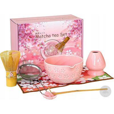Inny producent 7w1 Kompletny Zestaw Do Herbaty Matcha Ceramiczny Elegancki Prezent Inny producent 7w1 Kompletny Zestaw Do Herbaty Matcha Ceramiczny Elegancki Prezent