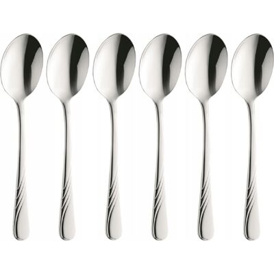 Amefa 120 Sztućce Zestaw Helma Fala Nierdzewne Łyżka Obiadowa 18/10 Komplet Amefa 120 Sztućce Zestaw Helma Fala Nierdzewne Łyżka Obiadowa 18/10 Komplet