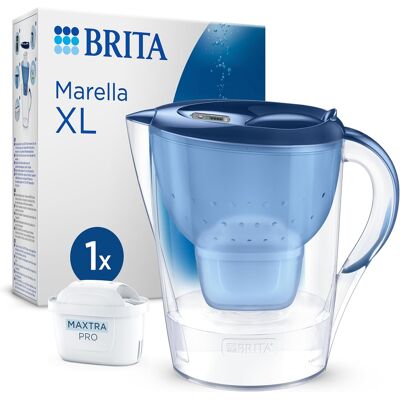 Brita Marella Xl Dzbanek Filtrujący 3,5 L Niebieski Z Filtrem Maxtra Pro Brita Marella Xl Dzbanek Filtrujący 3,5 L Niebieski Z Filtrem Maxtra Pro