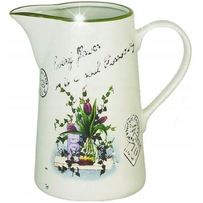 Ceramiczny dzbanek na wodę do mleka 1L MAESTRO FANTASY MR-20065-55 Ceramiczny dzbanek na wodę do mleka 1L MAESTRO FANTASY MR-20065-55