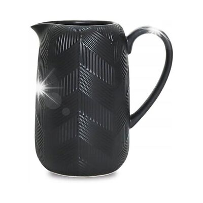 Maestro Ceramiczny dzbanek na wodę mleko soki 1.0L Geometry Black MR-20003-55 Maestro Ceramiczny dzbanek na wodę mleko soki 1.0L Geometry Black MR-20003-55