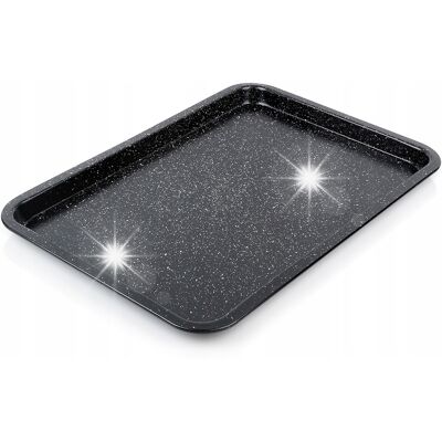 Vilde Duża Blacha Do Pieczenia Granitowa Non-Stick Do Ciasta Piekarnika 46,5cm Vilde Duża Blacha Do Pieczenia Granitowa Non-Stick Do Ciasta Piekarnika 46,5cm