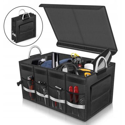Inny producent DUŻY POJEMNY ORGANIZER SKŁADANY BOX TORBA KUFER DO AUTA MOCNA KONSTRUKCJA Inny producent DUŻY POJEMNY ORGANIZER SKŁADANY BOX TORBA KUFER DO AUTA MOCNA KONSTRUKCJA