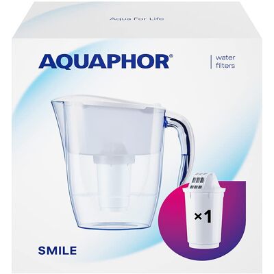 Dzbanek Filtrujący Do Wody Aquaphor Smile 2,9 L Z Wkładem A5 Mg Dzbanek Filtrujący Do Wody Aquaphor Smile 2,9 L Z Wkładem A5 Mg