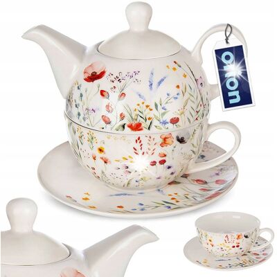 Orion Dzbanek z filiżanką do herbaty porcelanowy MAKI 3 el. Orion Dzbanek z filiżanką do herbaty porcelanowy MAKI 3 el.