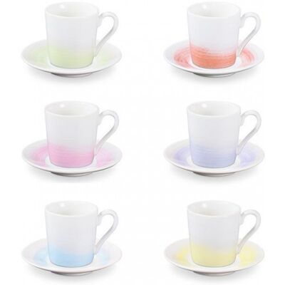 Tescoma Filiżanka Do Espresso Z Podstawką Mycoffee, 6 Szt., Pastels Tescoma Filiżanka Do Espresso Z Podstawką Mycoffee, 6 Szt., Pastels