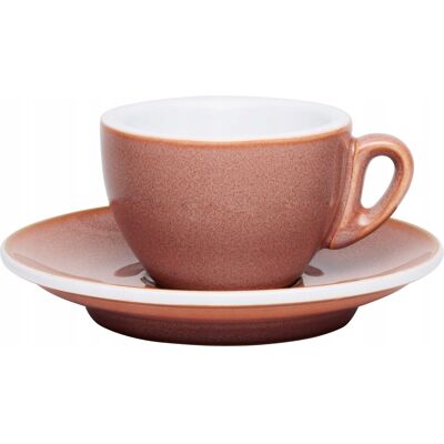 Filiżanka do espresso ze spodkiem 0,05 L różowa CILIO Filiżanka do espresso ze spodkiem 0,05 L różowa CILIO
