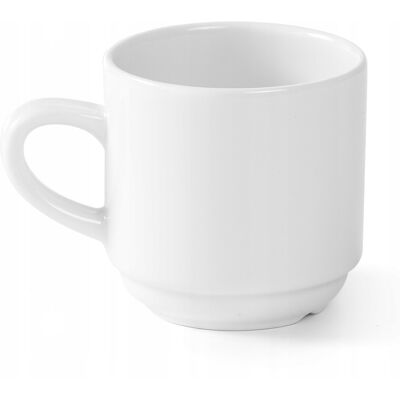 Hendi Filiżanka Do Kawy Hotelowa Optima Biała Porcelana 90ml Zestaw 12szt. - Hend Hendi Filiżanka Do Kawy Hotelowa Optima Biała Porcelana 90ml Zestaw 12szt. - Hend