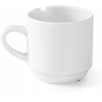 Hendi Filiżanka Do Kawy I Herbaty Hotelowa Optima Biała Porcelana 230ml Zestaw 12 Hendi Filiżanka Do Kawy I Herbaty Hotelowa Optima Biała Porcelana 230ml Zestaw 12