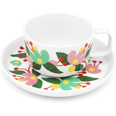 Filiżanka Ze Spodkiem Porcelanowa Marmecka 320ml Design By Nielsen Duka Filiżanka Ze Spodkiem Porcelanowa Marmecka 320ml Design By Nielsen Duka