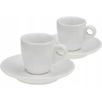 Filiżanki Do Espresso Ze Spodkami Kela 2 Sztuki 0,05 L Filiżanki Do Espresso Ze Spodkami Kela 2 Sztuki 0,05 L