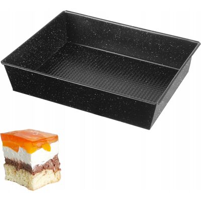 BRUNBESTE Forma Prostokątna Do Pieczenia Ciasta Stal Węglowa +papier Do Pieczenia 20m BRUNBESTE Forma Prostokątna Do Pieczenia Ciasta Stal Węglowa +papier Do Pieczenia 20m