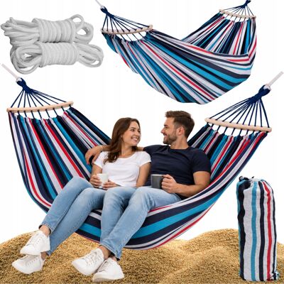 Inny producent HAMAK DWUOSOBOWY OGRODOWY TURYSTYCZNY DUŻY XXL MOCNY PAŁĄK DREWNIANY TORBA Inny producent HAMAK DWUOSOBOWY OGRODOWY TURYSTYCZNY DUŻY XXL MOCNY PAŁĄK DREWNIANY TORBA
