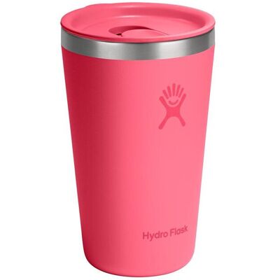 Hydro Flask Hf-Kubek 16 Oz Z Pokrywą Press-In, Neonowy Róż Hydro Flask Hf-Kubek 16 Oz Z Pokrywą Press-In, Neonowy Róż