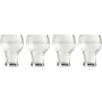 Homla Zestaw Szklanek Velora Ryflowanych 4 Szt. 0,35 L Homla Zestaw Szklanek Velora Ryflowanych 4 Szt. 0,35 L