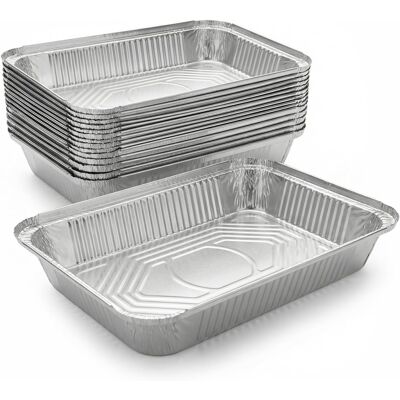 Inny producent Jednorazowe Blachy Do Pieczenia 31x21x5 Cm, 20 Szt., Aluminiowe Tace Inny producent Jednorazowe Blachy Do Pieczenia 31x21x5 Cm, 20 Szt., Aluminiowe Tace