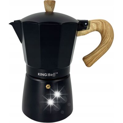 Kawiarka espresso Kafeterka ciśnieniowa KINGHOFF 300ml 6 filiżanek KH-1886 Kawiarka espresso Kafeterka ciśnieniowa KINGHOFF 300ml 6 filiżanek KH-1886