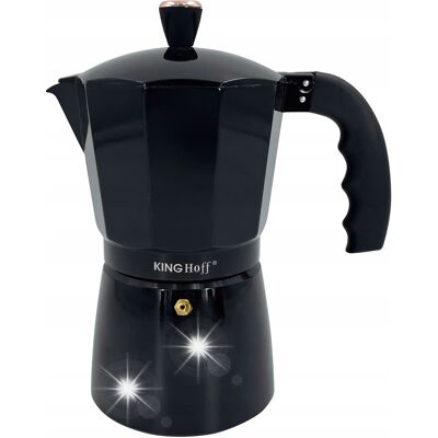 Kawiarka Zaparzacz KINGHoff KH-1884 9 filiżanek Do indukcji Espresso 450 ml Kawiarka Zaparzacz KINGHoff KH-1884 9 filiżanek Do indukcji Espresso 450 ml