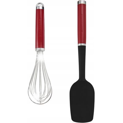 KitchenAid Zestaw Szpatułka Silikonowa Trzepaczka Ubijaczka 2w1 Komplet KitchenAid Zestaw Szpatułka Silikonowa Trzepaczka Ubijaczka 2w1 Komplet