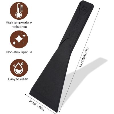 Inny producent Łopatki 12 Sztuk 5x135cm Zestaw Kuchenny Szpatułki Narzędzia Czarne Inny producent Łopatki 12 Sztuk 5x135cm Zestaw Kuchenny Szpatułki Narzędzia Czarne