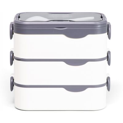 Lunchbox MESA trzypiętrowy 2l HOMLA Pojemnik na przekąski do szkoły Lunchbox MESA trzypiętrowy 2l HOMLA Pojemnik na przekąski do szkoły