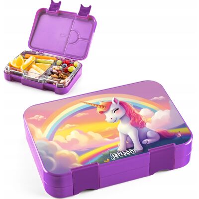 Lunchbox Śniadaniówka Jarlson Fioletowy Jednorożec Toni Box Do Przedszkola Lunchbox Śniadaniówka Jarlson Fioletowy Jednorożec Toni Box Do Przedszkola