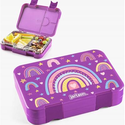 Lunchbox Śniadaniówka Jarlson Toni Do Przedszkola Szkoły Tęcza Fioletowy Lunchbox Śniadaniówka Jarlson Toni Do Przedszkola Szkoły Tęcza Fioletowy