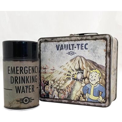 Inny producent Lunchbox Termiczny Fallout Vault-Tec Z Kolbą, Metalowy, Brązowy Inny producent Lunchbox Termiczny Fallout Vault-Tec Z Kolbą, Metalowy, Brązowy