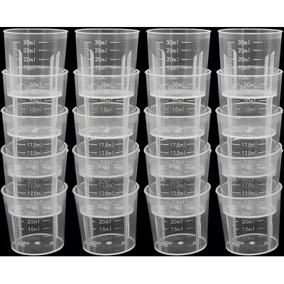 Inny producent Miarki 30ml 20 Sztuk Kubki Precyzyjne Do Mieszania Plastikowe Uniwersalne Inny producent Miarki 30ml 20 Sztuk Kubki Precyzyjne Do Mieszania Plastikowe Uniwersalne