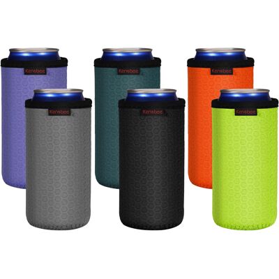Inny producent Neoprenowe Rękawy Chłodzące Na Puszki 16oz, 6 Sztuk, Izolowane Inny producent Neoprenowe Rękawy Chłodzące Na Puszki 16oz, 6 Sztuk, Izolowane