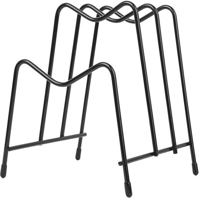 Inny producent Organizer 3-Kieszeniowy Stojak Kuchenny Metalowy Czarny Wytrzymały Inny producent Organizer 3-Kieszeniowy Stojak Kuchenny Metalowy Czarny Wytrzymały