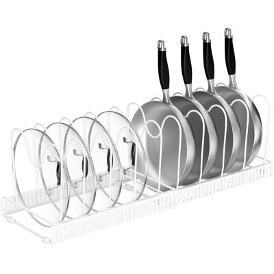 Inny producent Organizer Na Patelnie Głębokość 33 Cm Regał Kuchenny Stojak Regulowany Inny producent Organizer Na Patelnie Głębokość 33 Cm Regał Kuchenny Stojak Regulowany