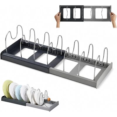 Inny producent Organizer Rozsuwany Kuchenny Na Pokrywki Patelnie Talerze Regulowany Inny producent Organizer Rozsuwany Kuchenny Na Pokrywki Patelnie Talerze Regulowany