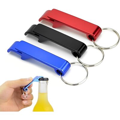 Inny producent Otwieracz Do Butelek 3 Sztuki Brelok Aluminiowy Wytrzymały Kieszonkowy Inny producent Otwieracz Do Butelek 3 Sztuki Brelok Aluminiowy Wytrzymały Kieszonkowy