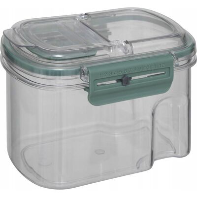 Inny producent POJEMNIK NA ŻYWNOŚĆ HERMETYCZNY PRZEZROCZYSTY Z DATOWNIKIEM 14,2x10,6 600ML / 5five Simply Smart Inny producent POJEMNIK NA ŻYWNOŚĆ HERMETYCZNY PRZEZROCZYSTY Z DATOWNIKIEM 14,2x10,6 600ML / 5five Simply Smart