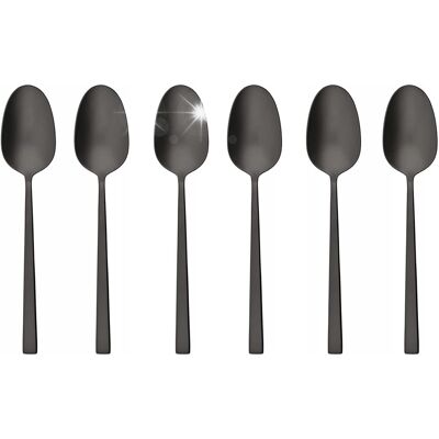 Sambonet Zestaw Komplet 6 Szt Łyżeczek Rock Pvd 2black Do Espresso Sambonet Zestaw Komplet 6 Szt Łyżeczek Rock Pvd 2black Do Espresso