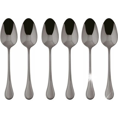 Sambonet Zestaw Komplet 6 Szt Łyżeczek Royal Pvd 2black Do Espresso Sambonet Zestaw Komplet 6 Szt Łyżeczek Royal Pvd 2black Do Espresso