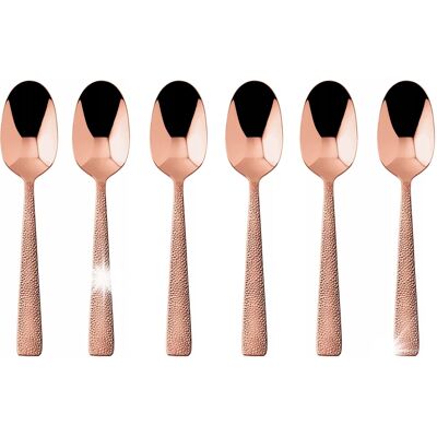 Sambonet Zestaw Komplet 6 Szt Łyżeczek Siena Pvd Copper Do Espresso Sambonet Zestaw Komplet 6 Szt Łyżeczek Siena Pvd Copper Do Espresso