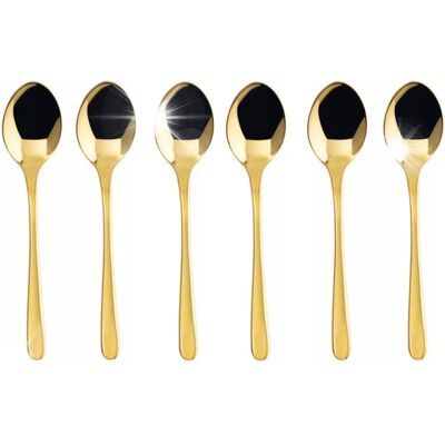 Sambonet Zestaw Komplet 6 Szt Łyżeczek Taste Pvd Gold Do Espresso Sambonet Zestaw Komplet 6 Szt Łyżeczek Taste Pvd Gold Do Espresso