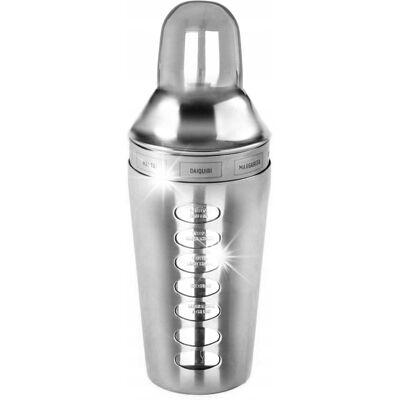 KINGHoff Shaker Barmański Barmana Do Drinków Koktajli 600ml Stalowy Szejker Stal KINGHoff Shaker Barmański Barmana Do Drinków Koktajli 600ml Stalowy Szejker Stal