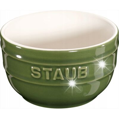 Staub XSMINIS Ramekin okrągły 200 ml, zielony Staub XSMINIS Ramekin okrągły 200 ml, zielony