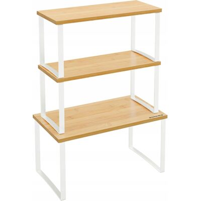 Inny producent Stojak Na Przyprawy 3x Półka Kuchenna Organizer Na Przyprawy Bambusowe Inny producent Stojak Na Przyprawy 3x Półka Kuchenna Organizer Na Przyprawy Bambusowe