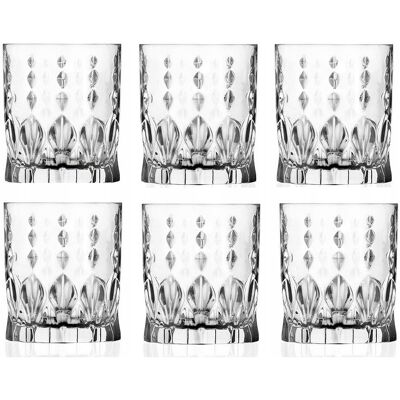 BOHEMIA SZKLANKI DO NAPOJÓW KOMPLET 6 szt. PREZENT STYLOWE 340 ml BOHEMIA SZKLANKI DO NAPOJÓW KOMPLET 6 szt. PREZENT STYLOWE 340 ml