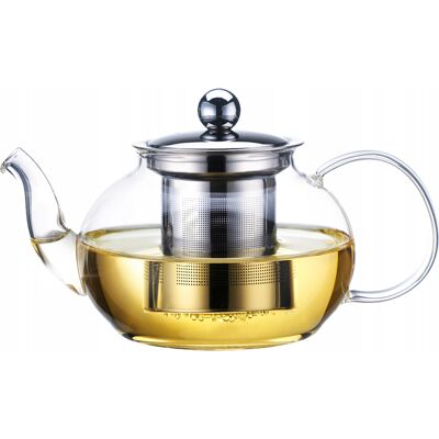 Kamille SZKLANY ZAPARZACZ DO HERBATY KAWY ZIÓŁ 1200ML 1,2L Kamille SZKLANY ZAPARZACZ DO HERBATY KAWY ZIÓŁ 1200ML 1,2L