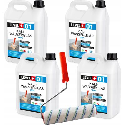Inny producent Szkło Wodne 20L Potasowe 100% Wałek Malarski 25cm Inny producent Szkło Wodne 20L Potasowe 100% Wałek Malarski 25cm