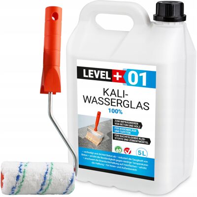 Inny producent Szkło Wodne 5L Potasowe 100% Wałek Malarski Inny producent Szkło Wodne 5L Potasowe 100% Wałek Malarski