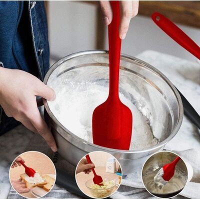 Inny producent Szpatułki Silikonowe Zestaw 6 Sztuk Czerwone Do Mieszania Cięcia Pieczenia Inny producent Szpatułki Silikonowe Zestaw 6 Sztuk Czerwone Do Mieszania Cięcia Pieczenia