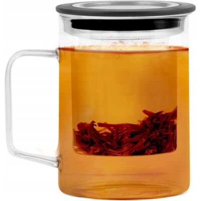 Vialli Design Vialli Szklanka Kubek Z Zaparzaczem Sitkiem Do Herbaty Ziół Diva 300 Ml Vialli Design Vialli Szklanka Kubek Z Zaparzaczem Sitkiem Do Herbaty Ziół Diva 300 Ml